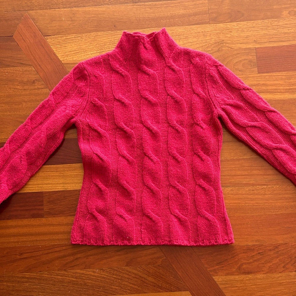 Eddie Bauer Women's Cowl Neck Sweater - Vibrant Pink